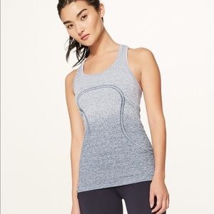 Lululemon Swiftly Tech Tank Top Grey Ombré